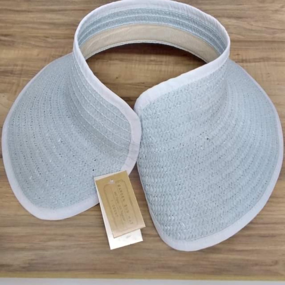 Garden Hat/ Sun Visor light blue